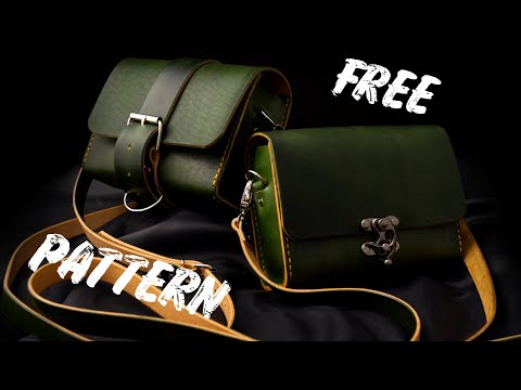 Видео: Изготовление сумки-коробки из кожи растительного дубления по бесплатной выкройке