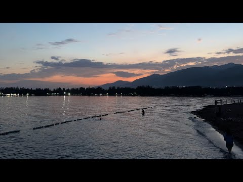 Видео: Один из наших вечеров на Иссык Куле🥟☕️🌅Чолпон Ата.