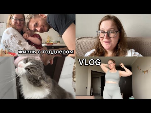 Видео: VLOG | день из жизни с тоддлером | работаю с ребенком