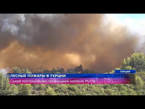 Видео: Удалось взять под контроль пожары в Анталье