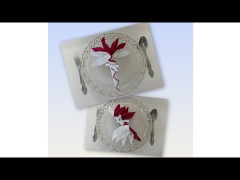 Видео: Салфетки для сервировки стола. Servietten falten. 