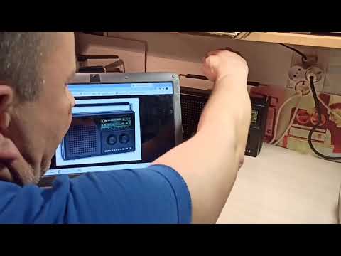Видео: Радиоприемник Альпинист -407,  USSR, 1975 год