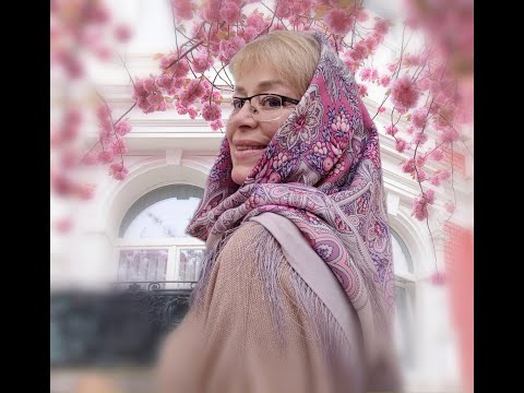 Видео: Розовые в размере 125*125, шерсть. 🌷🌷🌷Павловопосадские платки в Минске . Алёна