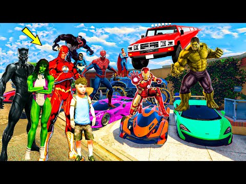 Видео: БАРЛЫҚ ГЕРОЙЛАР БАЛАСЫНА КӨЛІК СЫЙЛАДЫ (GTA V)