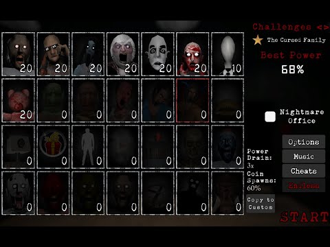 Видео: Slendrina's Freakish Friends and Family Night - Сhallenge "The Cursed Family"