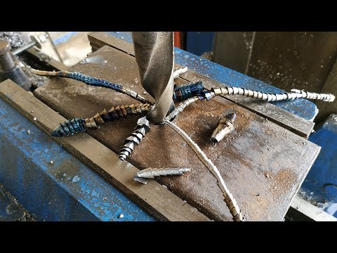 Видео: Как просверлить рессору толщиной 20 мм
