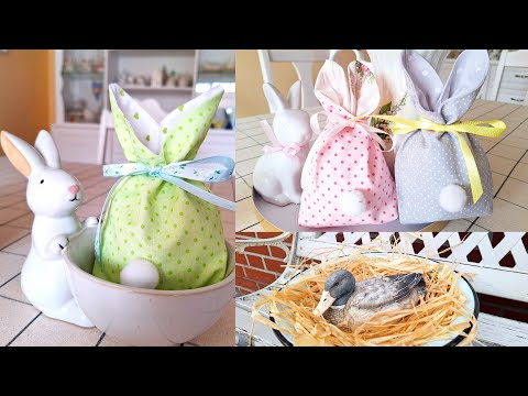 Видео: DIY/Весенние идеи/Шью 🐇 Easter/Bunny/Home comfort/ I sew napkins