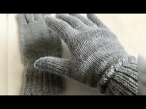 Видео: Майстер-клас перчатки спицями на будь-який розмір // Детальний попетельний МК рукавичок спицями