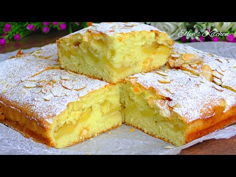 Видео: Нереально вкусный яблочный пирог! Все смешал и в духовку! Просто и вкусно!