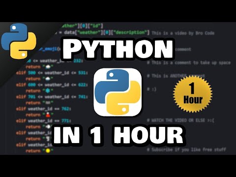Видео: Изучите Python за 1 час! 🐍
