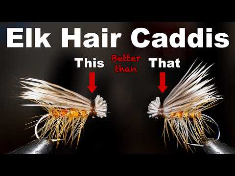Видео: Почему большинство завязывают Elk Hair Caddis НЕПРАВИЛЬНО!