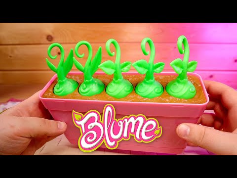 Видео: Цветочный Горшок с куклами сюприз Blume Baby Pop или Крошки Горошки Здорового человека Грядка Блюм