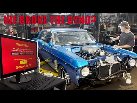 Видео: Динамометр не может справиться с Годзиллой? Поломка 7,3-литрового XY FALCON!