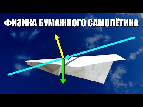 Видео: Физика бумажного самолётика