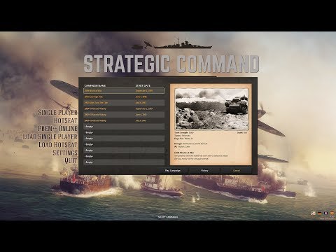 Видео: Strategic Command WWII World at War Первый взгляд