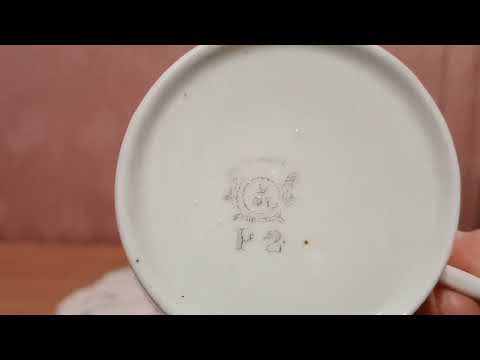 Видео: Очень редкая чашка. Полонский фарфор.