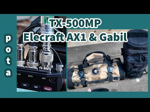 Видео: TX-500mp с антенными катушками Elecraft AX1 и Gabil для любительского радио