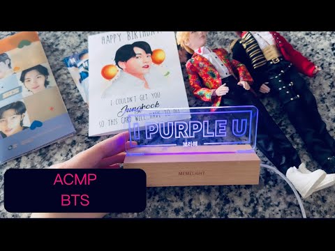 Видео: АСМР ASMR BTS аксессуары обзор близкий шепот жвачка жевачка whisper chewing gum