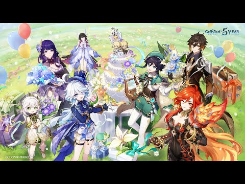 Видео: 5 Лет Игре - обзор аккаунта - Genshin Impact