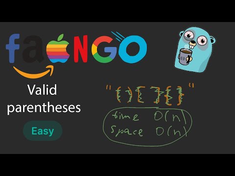 Видео: Valid Parentheses - Правильные Скобки- Leetcode 20 - Python