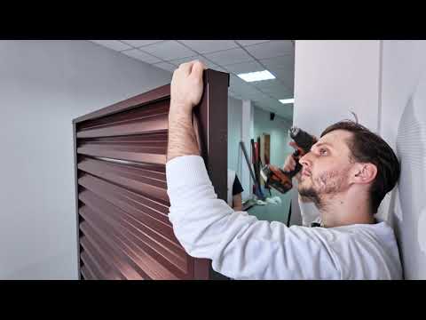 Видео: Инструкция по монтажу забора Жалюзи-40 от компании ProfSib