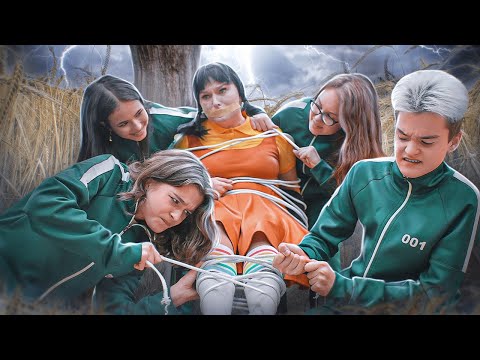 Видео: ИГРА В КАЛЬМАРА! Squid Game! УНИЧТОЖИЛИ жуткую КУКЛУ!