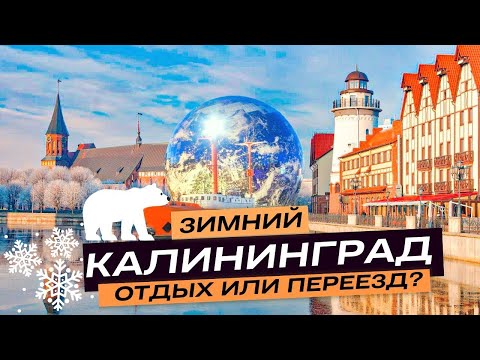 Видео: Зимний Калининград. Обзор города, цены, достопримечательности.