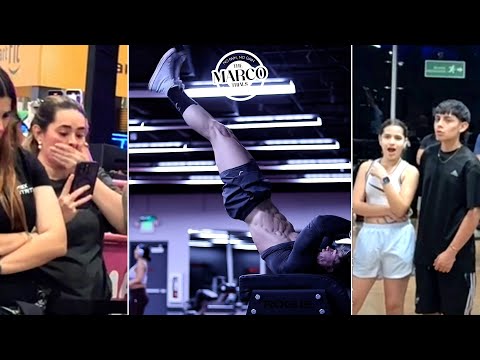 Видео: Реакция людей на безумную гимнастику! 🥵