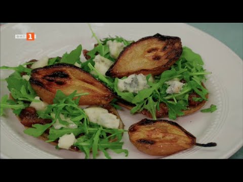 Видео: Сандвич с печени круши и крем "Дипломат" със смокини, Бързо лесно, вкусно - 07.10.2021 по БНТ