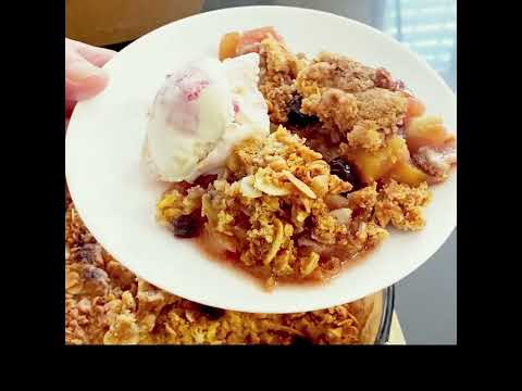 Видео: #SHORTS ЯБЛОЧНЫЙ ДЕСЕРТ / КРАМБЛ