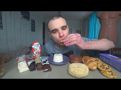 Видео: МУКБАНГ СЛАДОСТИ РАЗНЫЕ / ПИРОЖНЫЕ / CHOCOLATE / SWEET/ MILKA / KINDER / EATING ASMR Mukbang АСМР 먹방