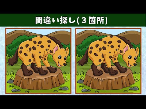 Видео: Найдите 3 отличия | Иллюстрация Версия #782