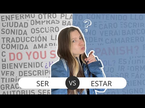 Видео: Іспанська граматика: ser чи estar? (урок 3 з граматичного блоку)