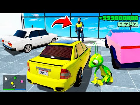 Видео: КУЗЯ УГНАЛ ВСЕ РУССКИЕ МАШИНЫ У ГАИШНИКА! ЛУНТИК И ЕГО ДРУЗЬЯ В GTA 5 🌴 ГТА 5 МОДЫ РАЙЛЮХА