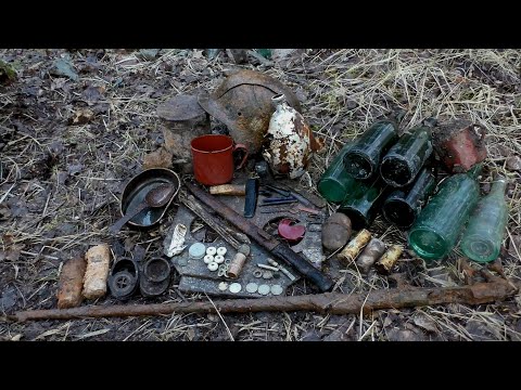 Видео: Немецкие блиндажи: куча находок на ровном месте German bunkers and their relics ENG SUBs