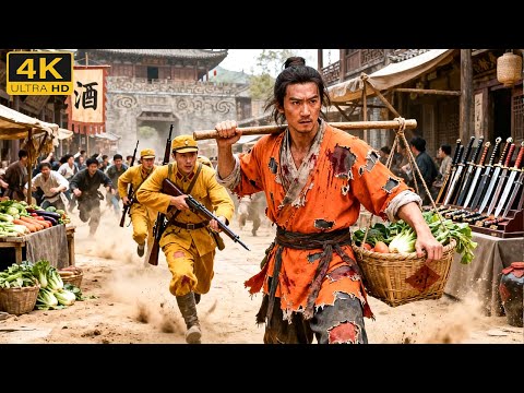 Видео: Продавец овощей оказался мастером — каждый удар смертелен, уничтожает японцев!