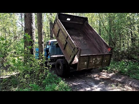 Видео: Газ 52 самосвал. Юмз попал в...