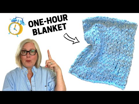 Видео: ДЕТСКОЕ ОДЕЯЛО ЗА ОДИН ЧАС - Вы можете СВЯЗАТЬ его!