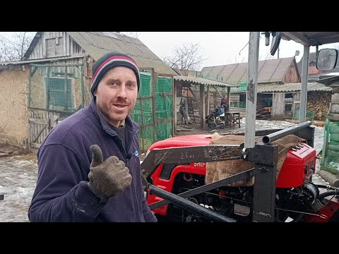 Видео: Сараи падают, везде горы мусора! А я упрямо делаю погрузчик для минитрактора !