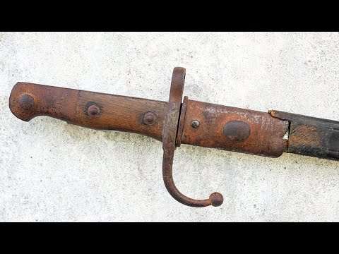Видео: Полная Реставрация Турецкого Штыка Маузера — 1887 года