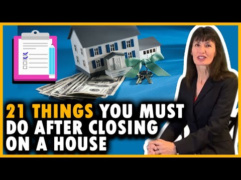 Видео: Что происходит после заключения сделки по покупке дома? 21 вещь, которую нужно обязательно сделать!