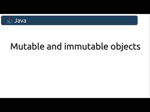 Видео: Изменяемые и неизменяемые объекты. Mutable and immutable objects.