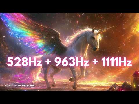 Видео: 528 Гц + 963 Гц + 1111 Гц 🦄 Божественные частоты • Привлекают чудеса, любовь и благословения