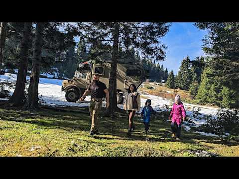 Видео: Снежный лагерь с детьми