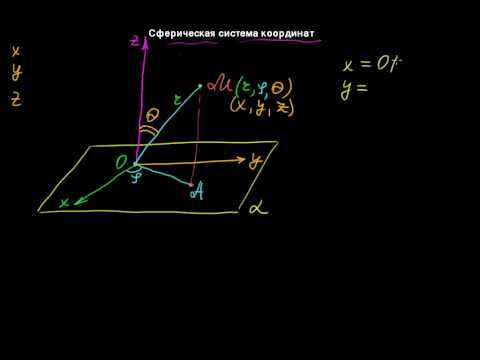 Видео: §56 Сферическая система координат