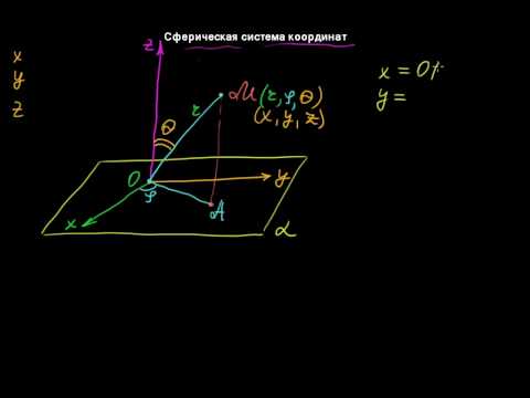 Видео: §56 Сферическая система координат