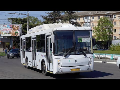 Видео: Поездка на НЕФАЗ 5299 30 51 маршрут 49 г.Симферополь 