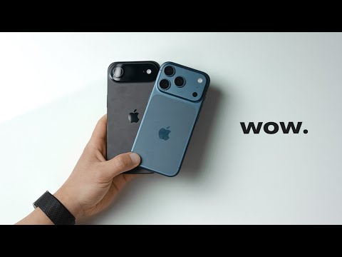 Видео: iPhone 17 Pro и Air (космический черный и синий) — распаковка и первые впечатления!