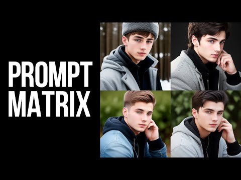 Видео: Stable Diffusion Scripts - Матрица подсказок. Что это и зачем нужно?