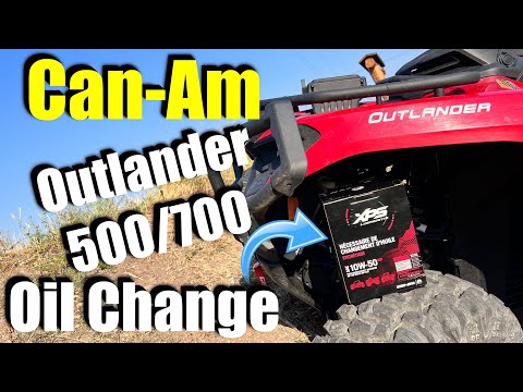 Видео: Быстрая замена масла Can-Am Outlander 500 / 700 / Как заменить масло на новом Can-Am Outlander